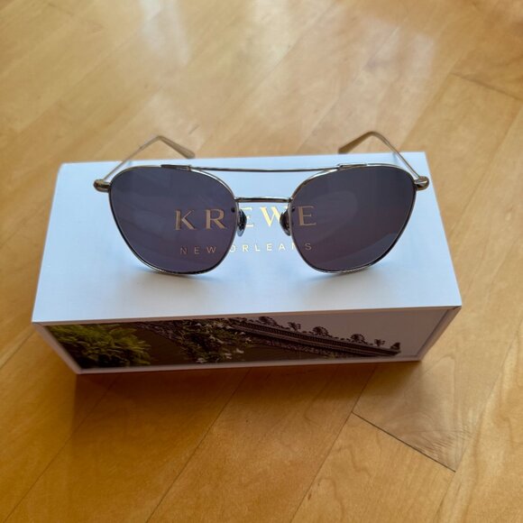 KREWE Earhart Titanium Aviator Sunglasses - Picture 3 of 6